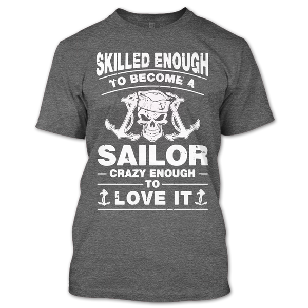 A black t-shirt with the shopify logo