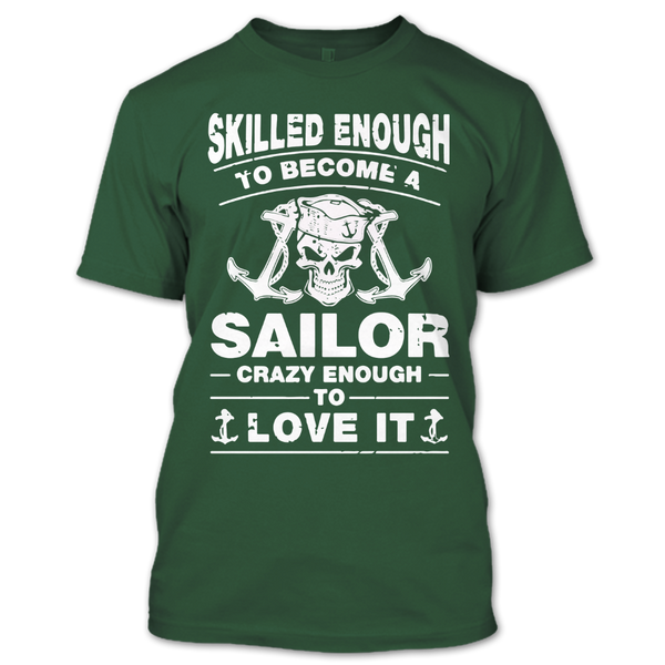 A black t-shirt with the shopify logo