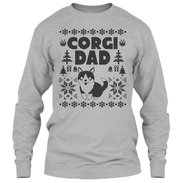 Corgi Dad T Shirt, Gift For Merry Christmas T Shirt