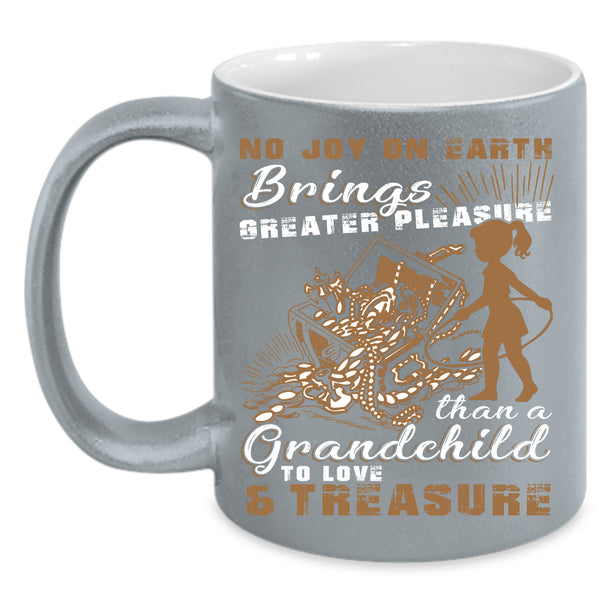 Grandchild To Love And Treasure Coffee Mug, Cute Grandparent Coffee Cup
