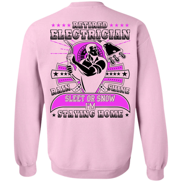 I Love Electrician T Shirt, Retired Electrician Sweatshirt