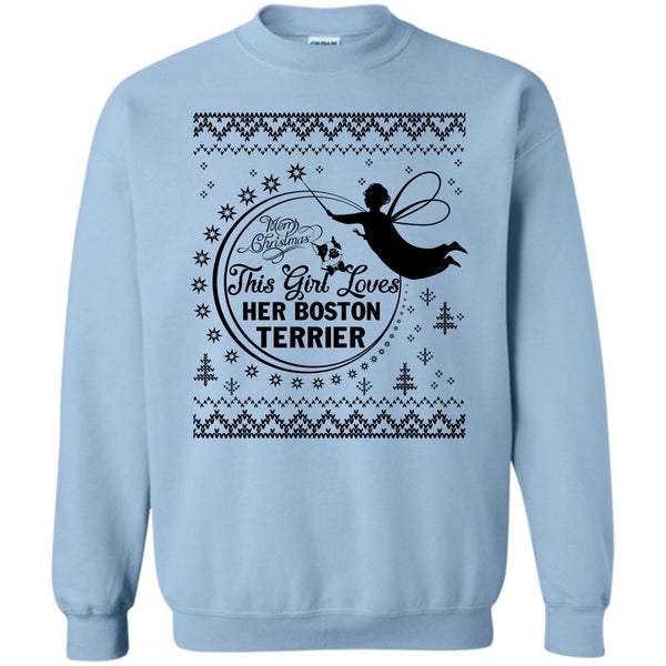 Coolest Boston Terrier T Shirt, Merry Christmas Sweatshirt