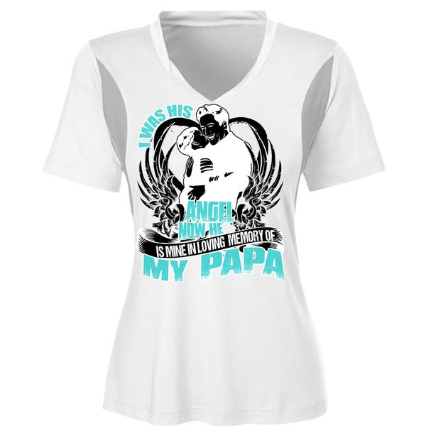 I Was His Angel Now T Shirt, I Love Papa T Shirt, Awesome T-Shirts