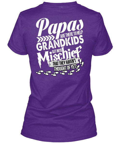 Papas Are There To Help Grandkids T Shirt, Being A Baby T Shirt