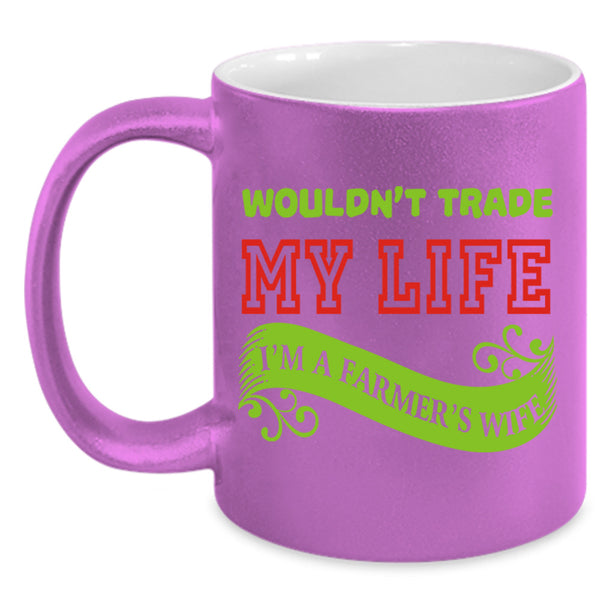 I'm A Farmer's Wife Cup, Gift For Husband Mug, Cool Husband Cup