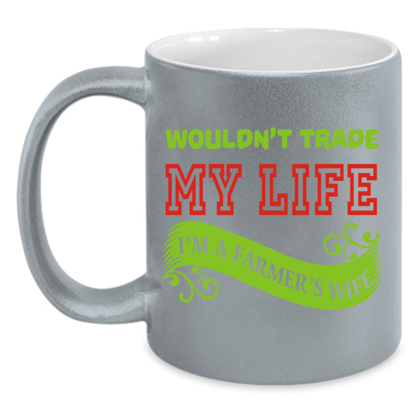 I'm A Farmer's Wife Cup, Gift For Husband Mug, Cool Husband Cup