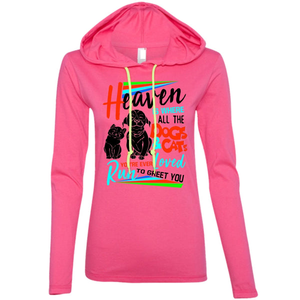 Heaven Is Where All The Dogs And Cats T Shirt, I Love My Dog T Shirt, Awesome T-Shirts