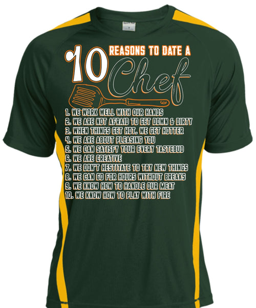 10 Reasons To Date A 10 Chef T Shirt, Play With Fire T Shirt, Cool Shirt