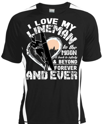 A black t-shirt with the shopify logo