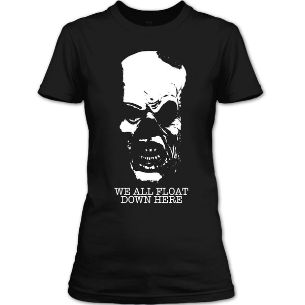 A black t-shirt with the shopify logo