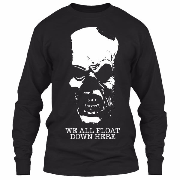 A black t-shirt with the shopify logo