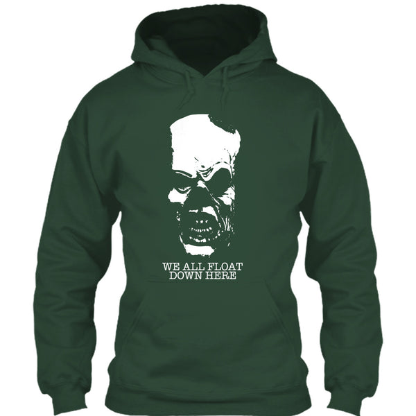 A black t-shirt with the shopify logo