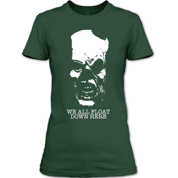 A black t-shirt with the shopify logo