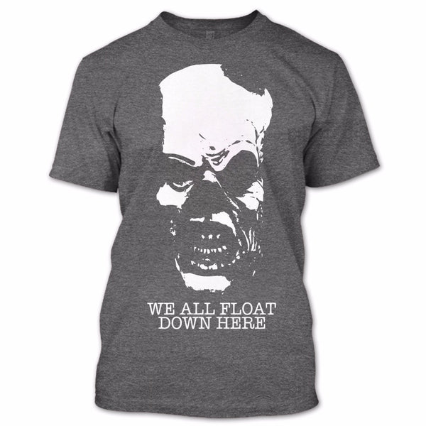 A black t-shirt with the shopify logo