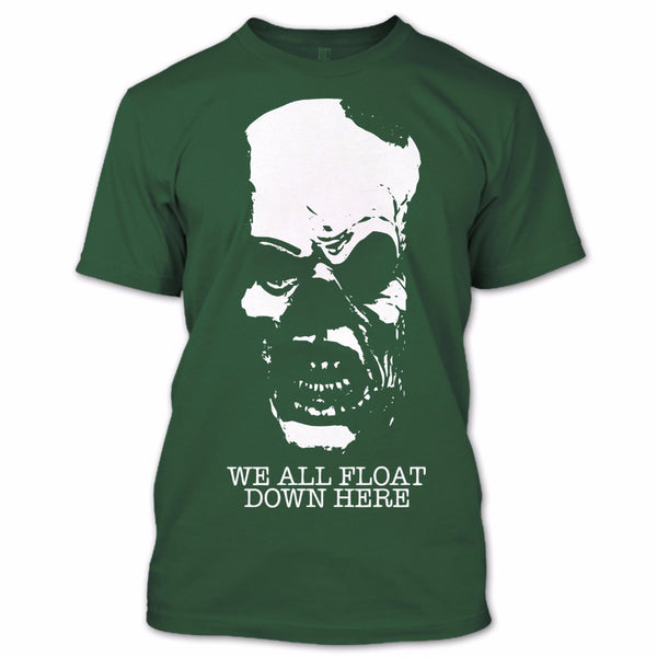 A black t-shirt with the shopify logo