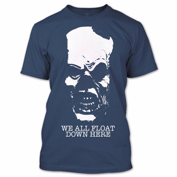 A black t-shirt with the shopify logo