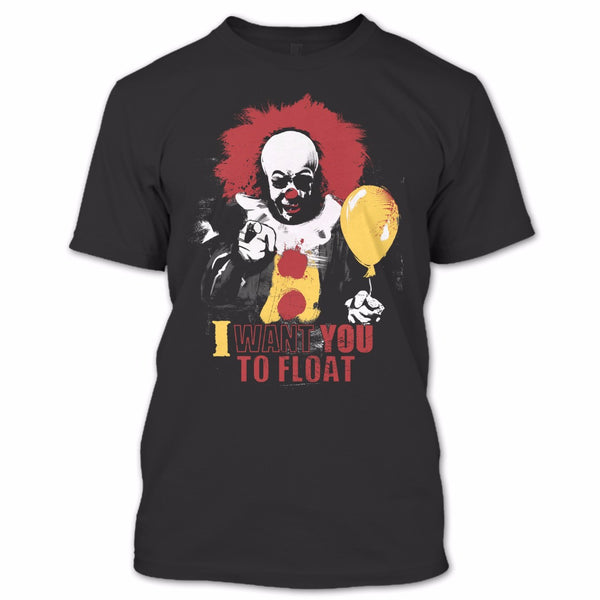 A black t-shirt with the shopify logo