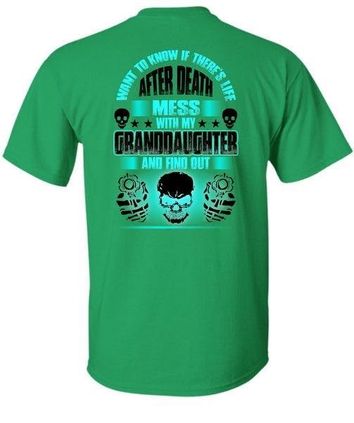 Mess With My Granddaughter T Shirt, I Love Grandkids T Shirt