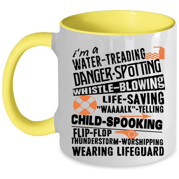 Awesome Swimming Coffee Mug, I'm A Water Treading Accent Mug