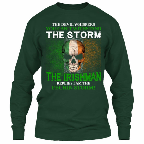 A black t-shirt with the shopify logo