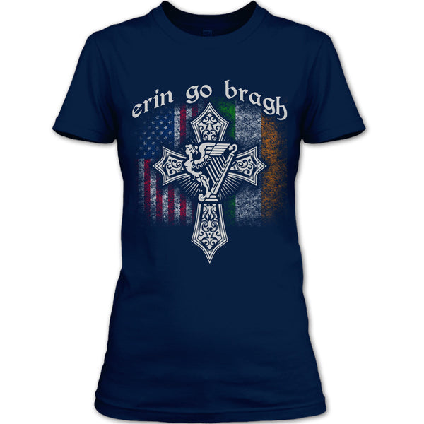 A black t-shirt with the shopify logo