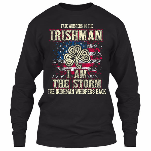 A black t-shirt with the shopify logo