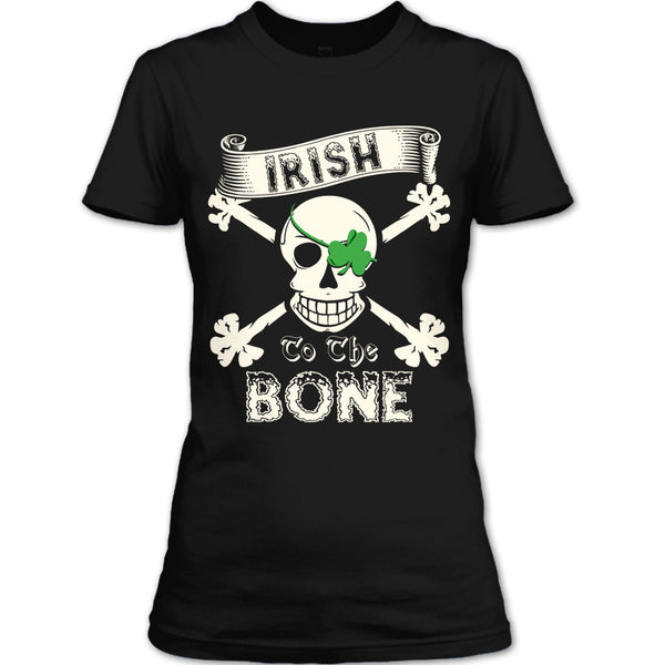 A black t-shirt with the shopify logo