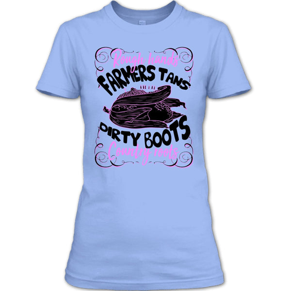 Rough Hands Farmers Tans T Shirt, Coolest Farmer T Shirt