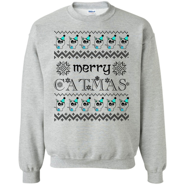 Merry Christmas Gift T Shirt, Merry Catmas Sweatshirt
