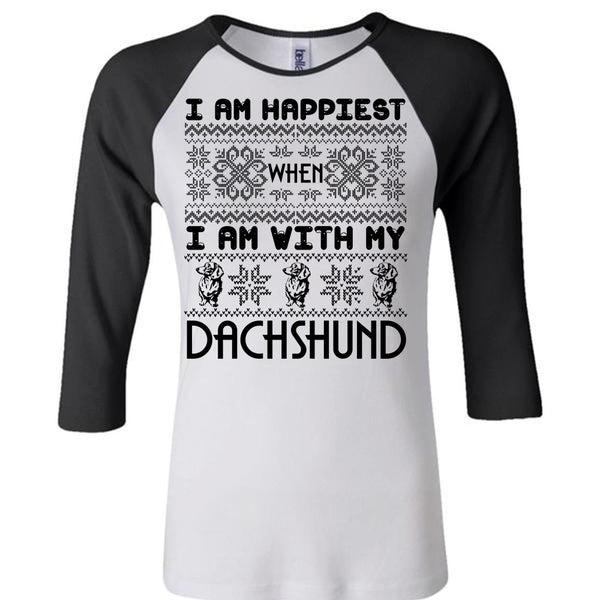 I Am With My Dachshund T Shirt, I Love My Dog T Shirt, Awesome T-Shirts