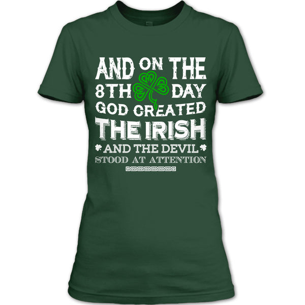 A black t-shirt with the shopify logo