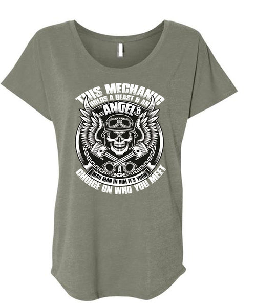 A black t-shirt with the shopify logo