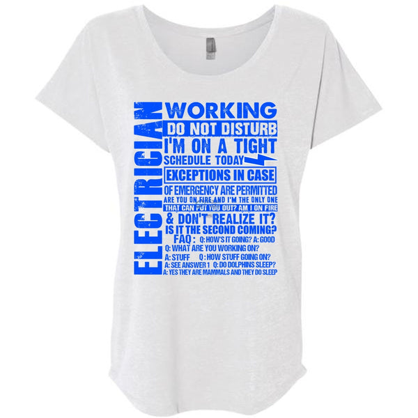 Electrician Working Do Not Disturb T Shirt, I Love Electrician T Shirt, Awesome T-Shirts