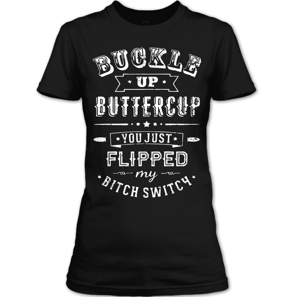 A black t-shirt with the shopify logo