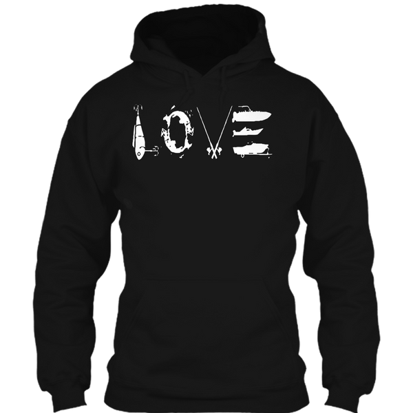 A black t-shirt with the shopify logo