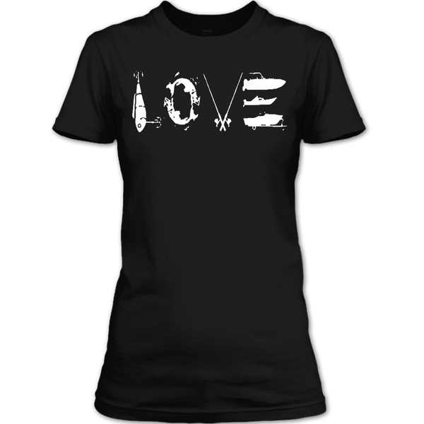 A black t-shirt with the shopify logo