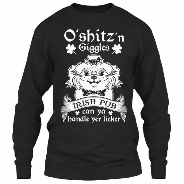 A black t-shirt with the shopify logo