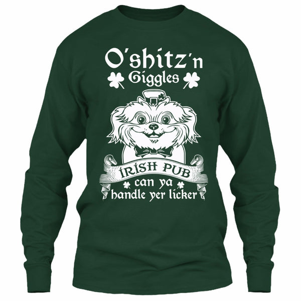 A black t-shirt with the shopify logo