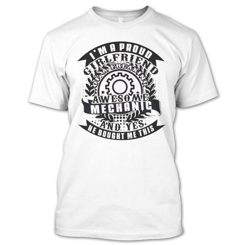 A black t-shirt with the shopify logo