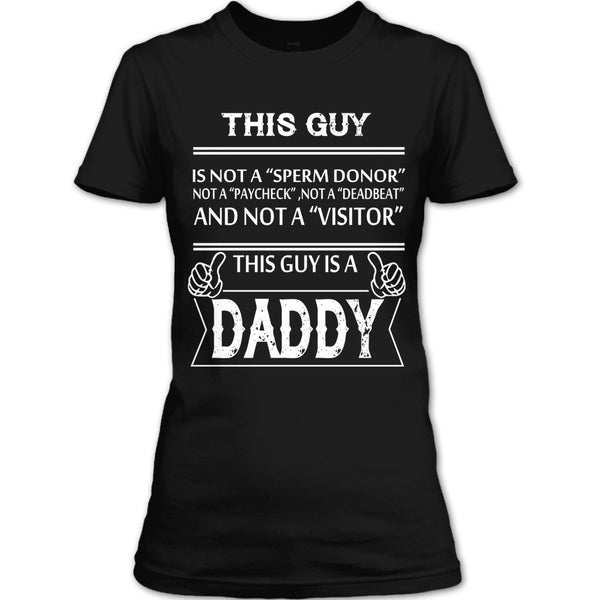 A black t-shirt with the shopify logo