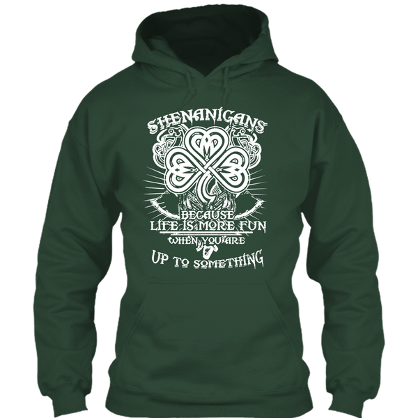 A black t-shirt with the shopify logo