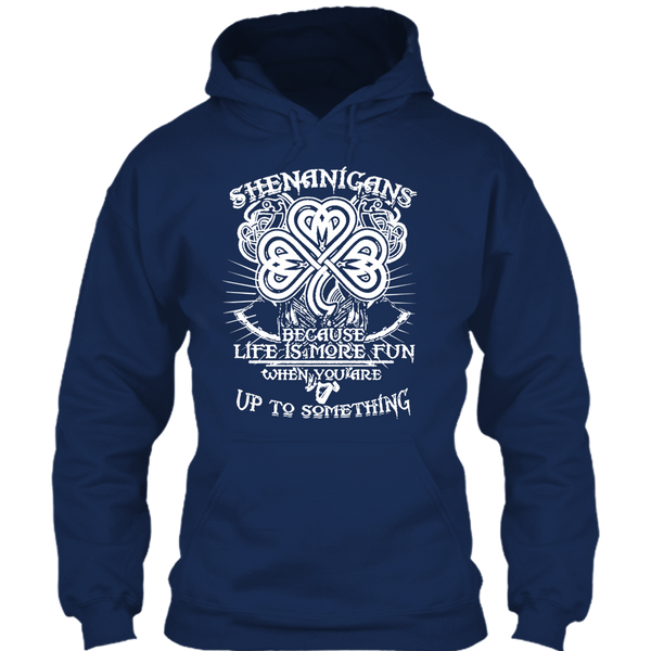 A black t-shirt with the shopify logo