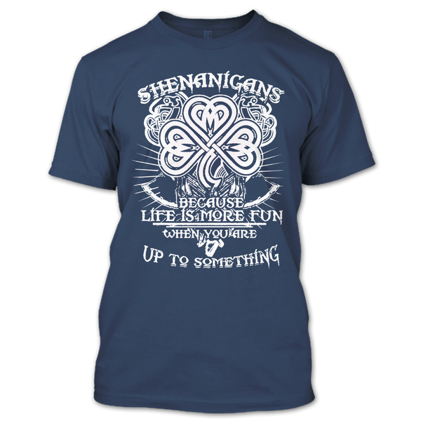 A black t-shirt with the shopify logo