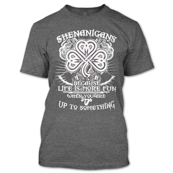 A black t-shirt with the shopify logo