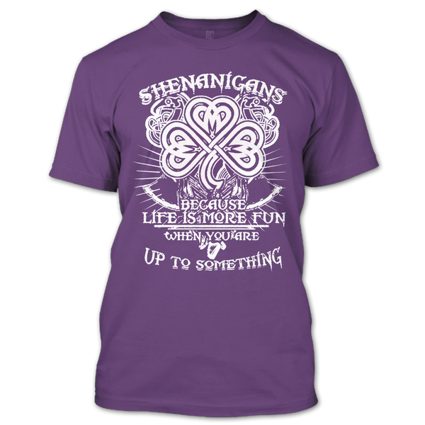 A black t-shirt with the shopify logo