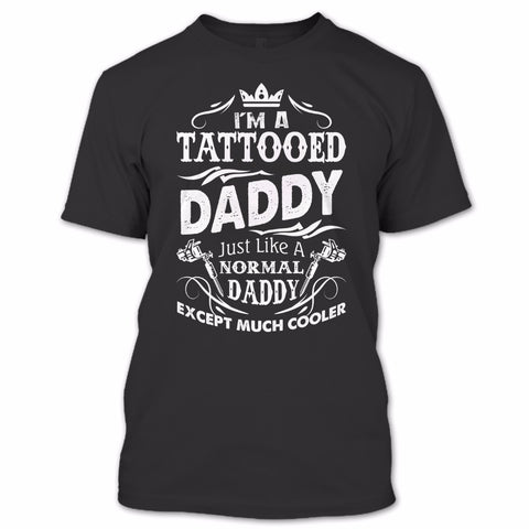 A black t-shirt with the shopify logo