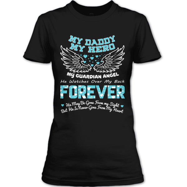 A black t-shirt with the shopify logo