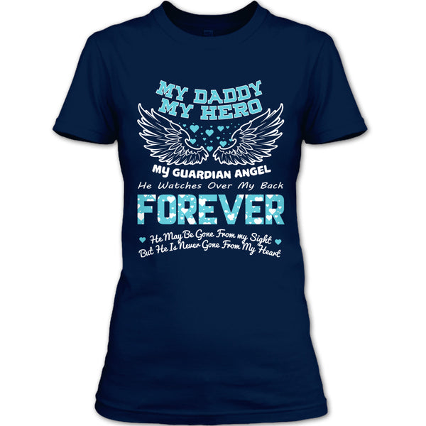 A black t-shirt with the shopify logo