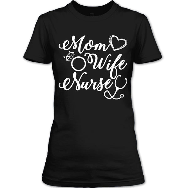 A black t-shirt with the shopify logo