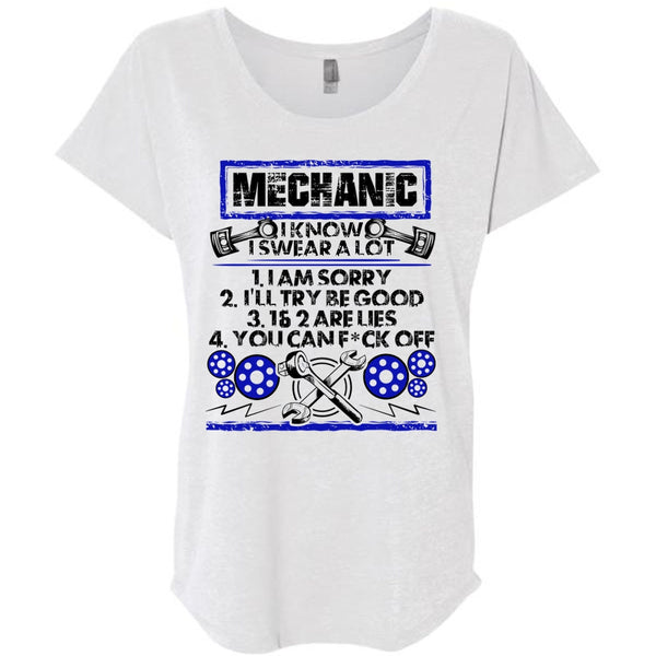 I Know I Swear A Lot T Shirt, I Love Mechanic T Shirt, Awesome T-Shirts